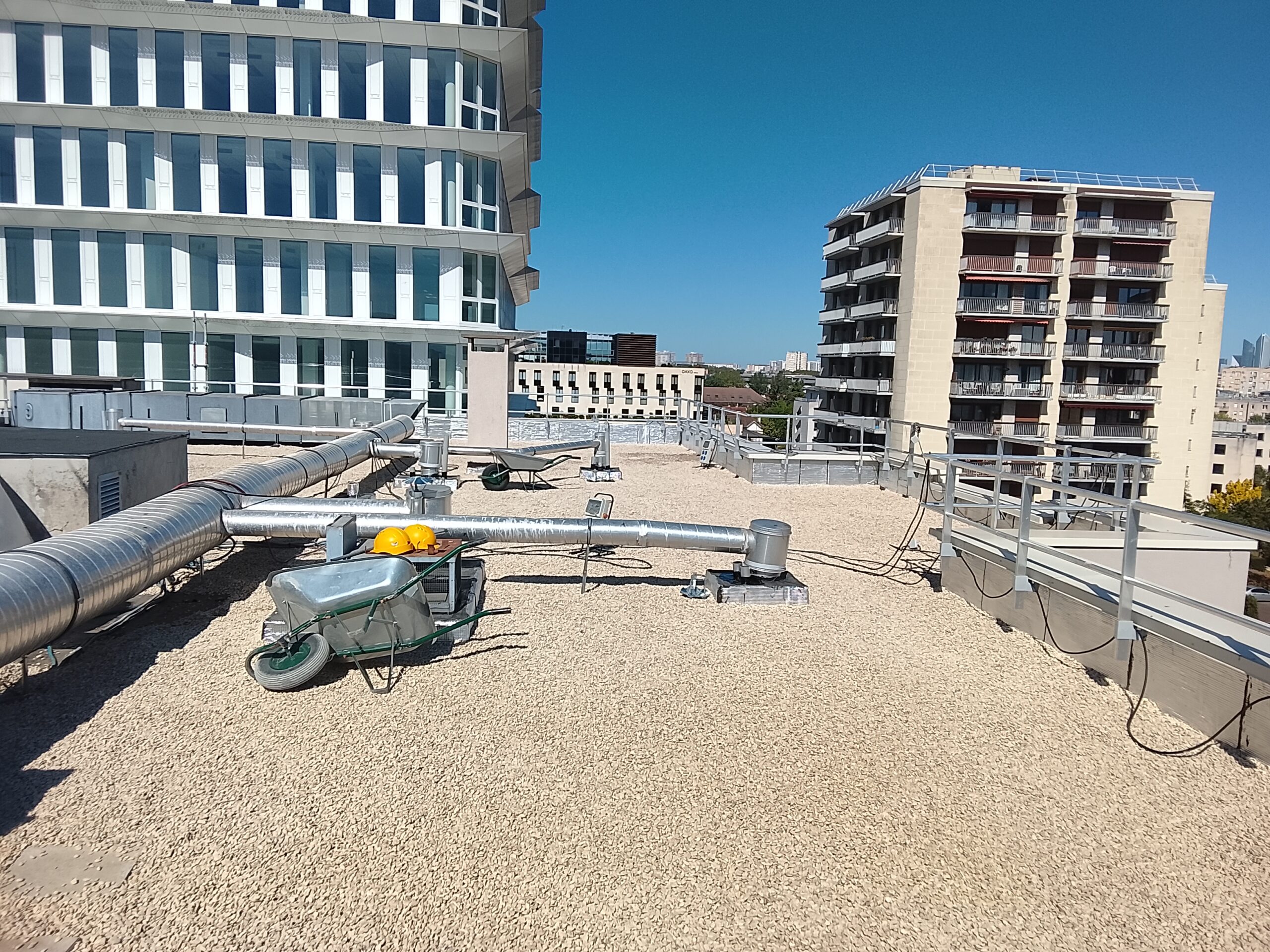 Réfection totale d'étanchéité d'une toiture terrasse gravillonnée, photo 7