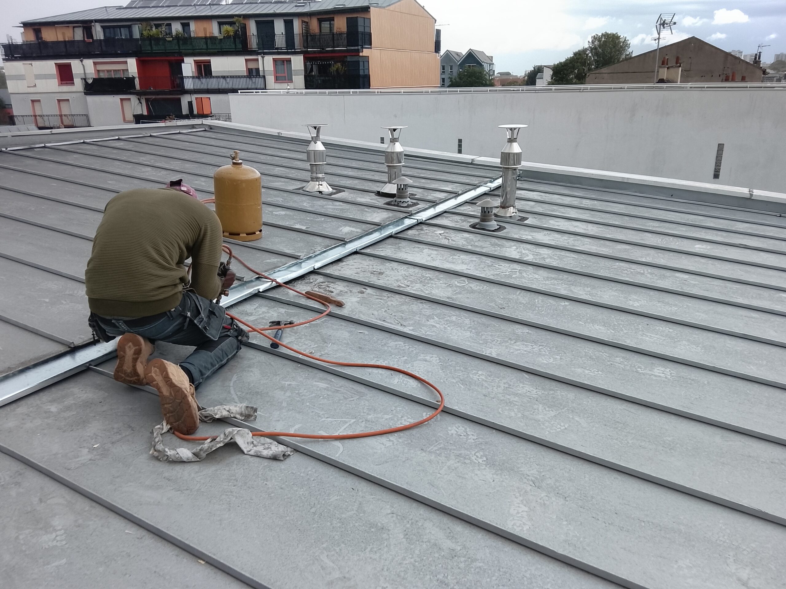 Entretien toiture zinc — Aubervilliers, photo 1