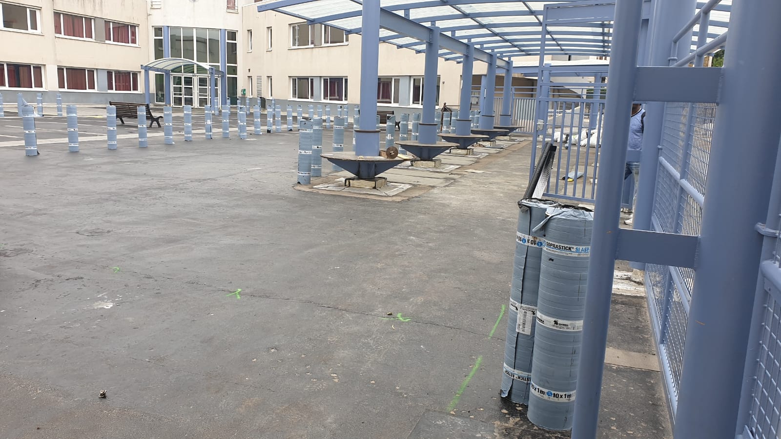Pose d'étanchéité sous asphalte, photo 4